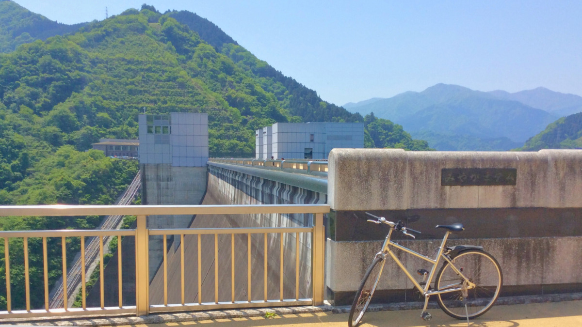 シティサイクルと宮ケ瀬ダム