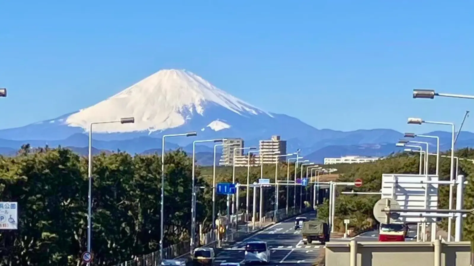 134号線から見た富士山