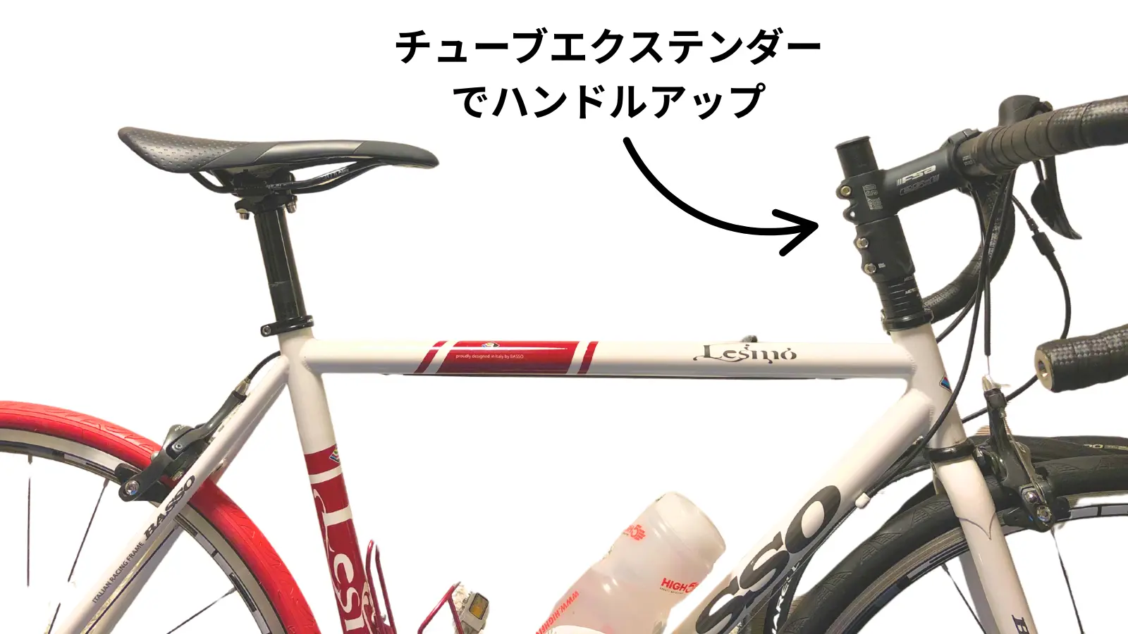 チューブエクステンダーを取り付けた画像