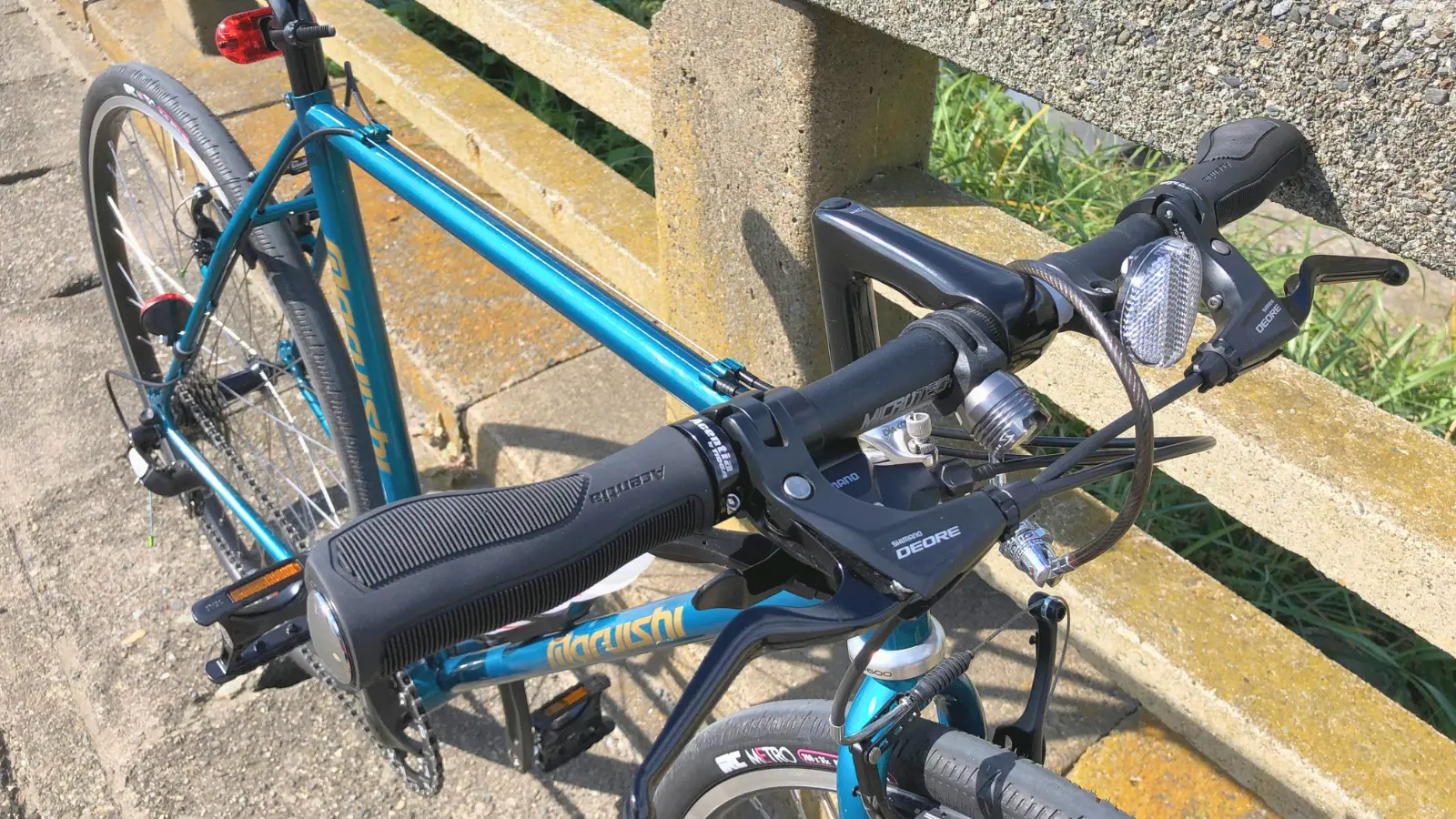 クロモリフレームのクロスバイク