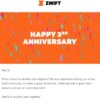 Zwift3周年のメッセージ