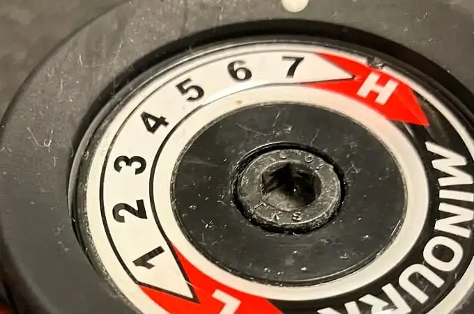 MD640のダイヤル