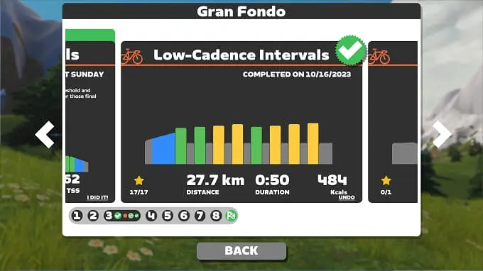 Gran Fondo Plan week3 Low cadence intervalsの画像