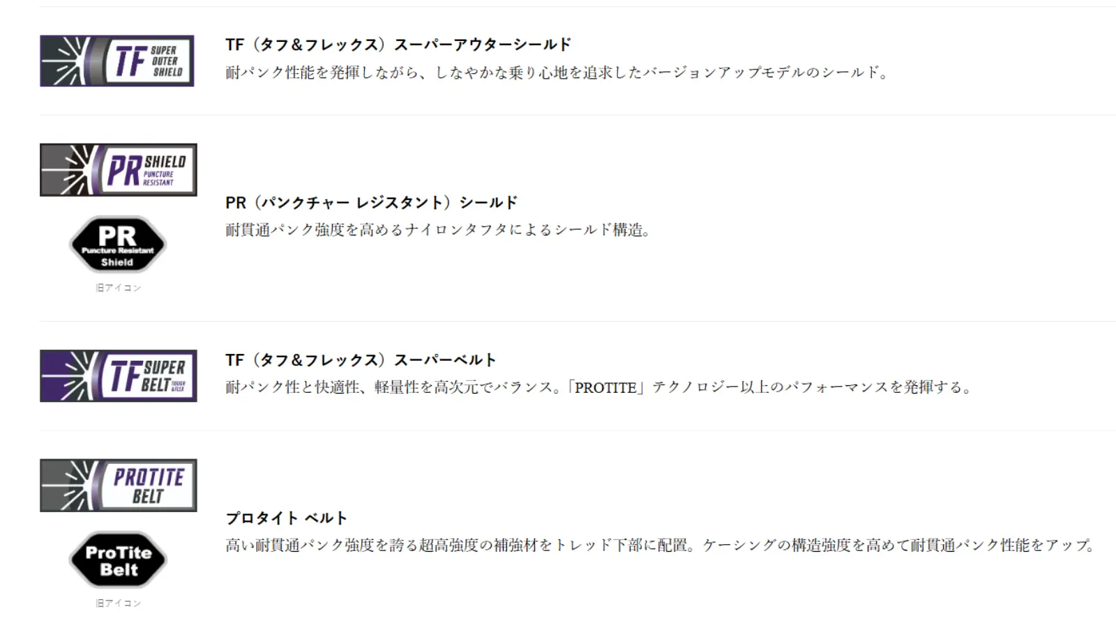 パナレーサーの耐パンク対策