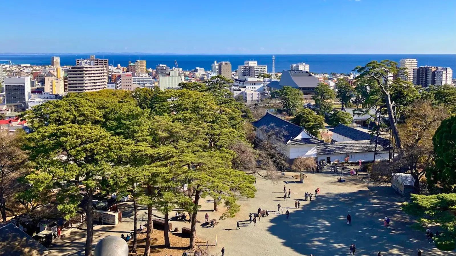 小田原城天守閣からの眺め