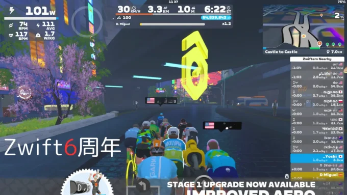 Zwift画面