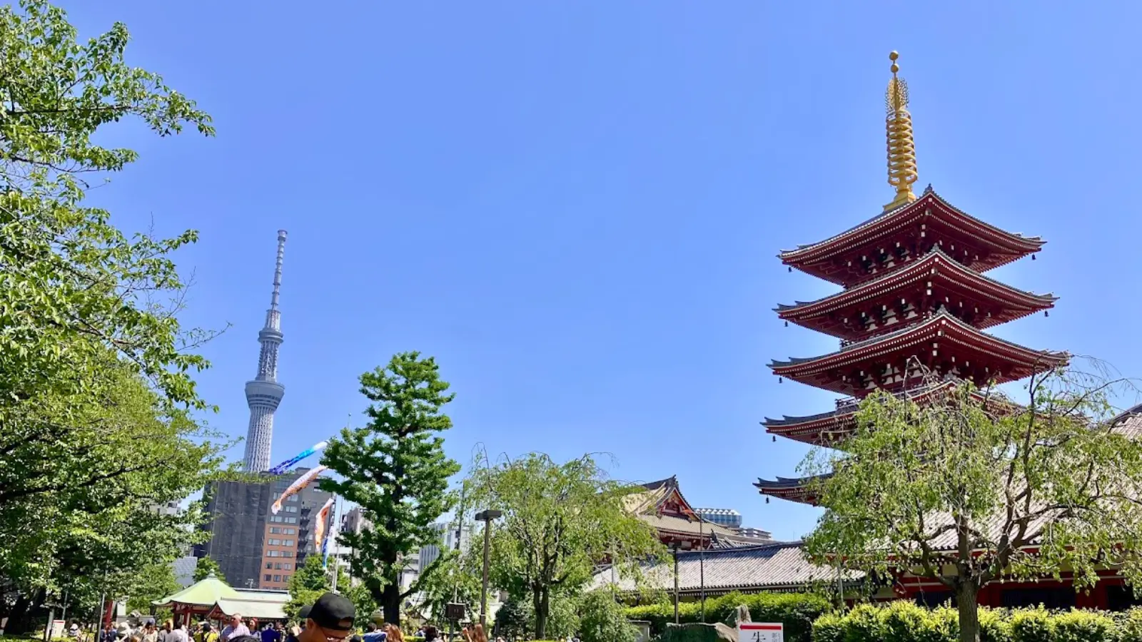 浅草寺とスカイツリー