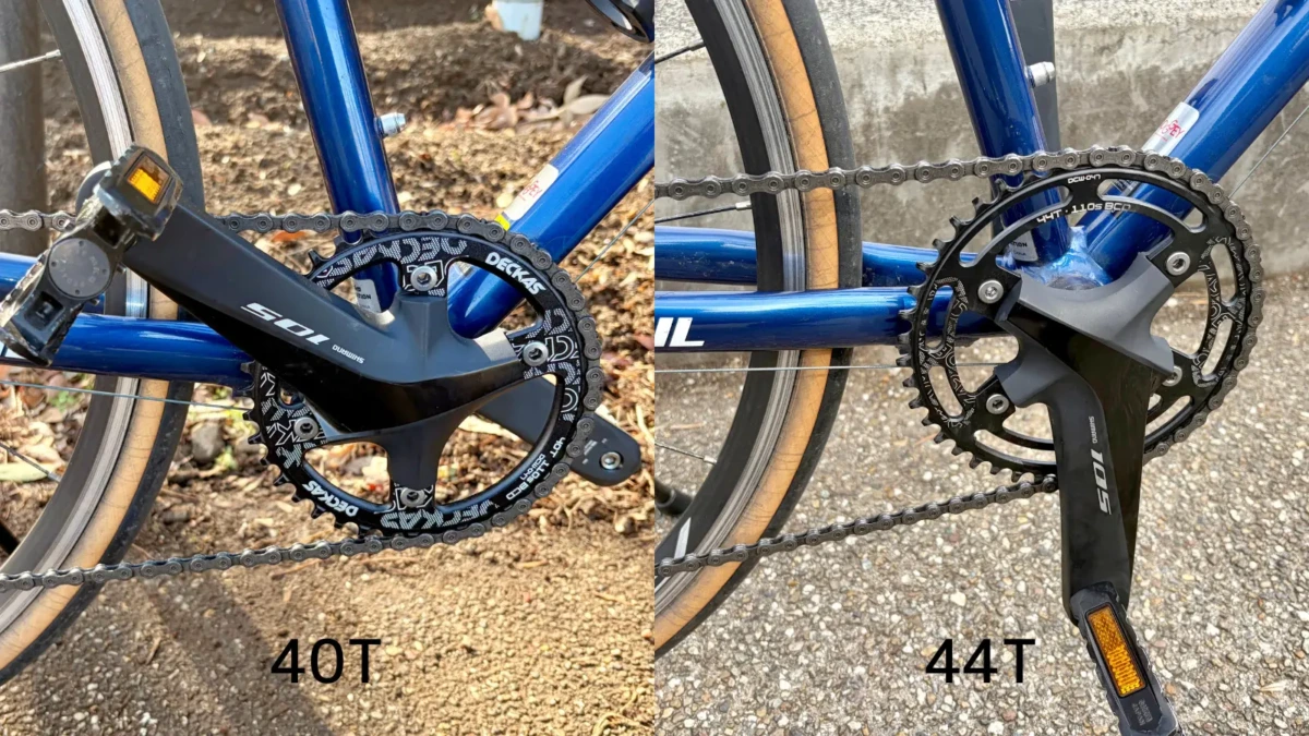 DJCナローワイドギア44Tと40T