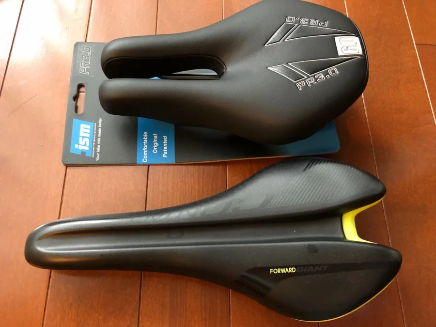 ISM PR3.0とGIANT Contactサドルの比較