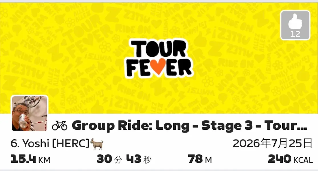 TOUR FEVER グループライドの画像