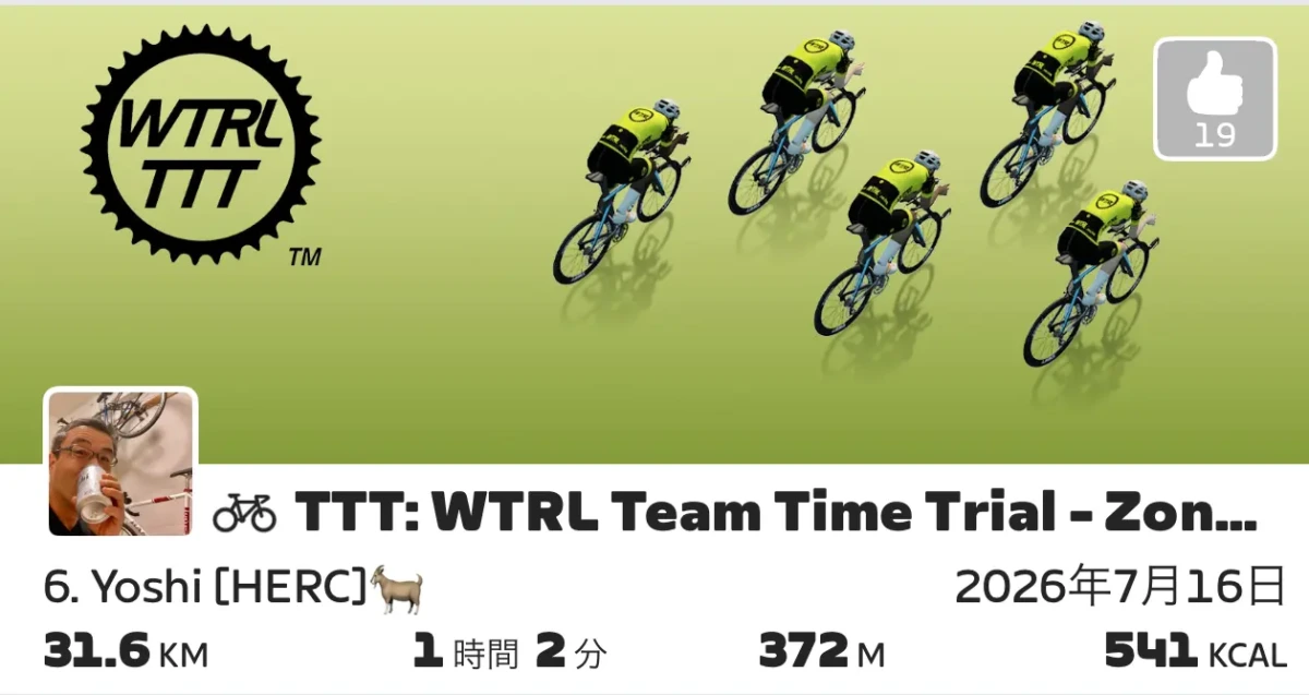 TTT:WTRL Team Time Trial -260716